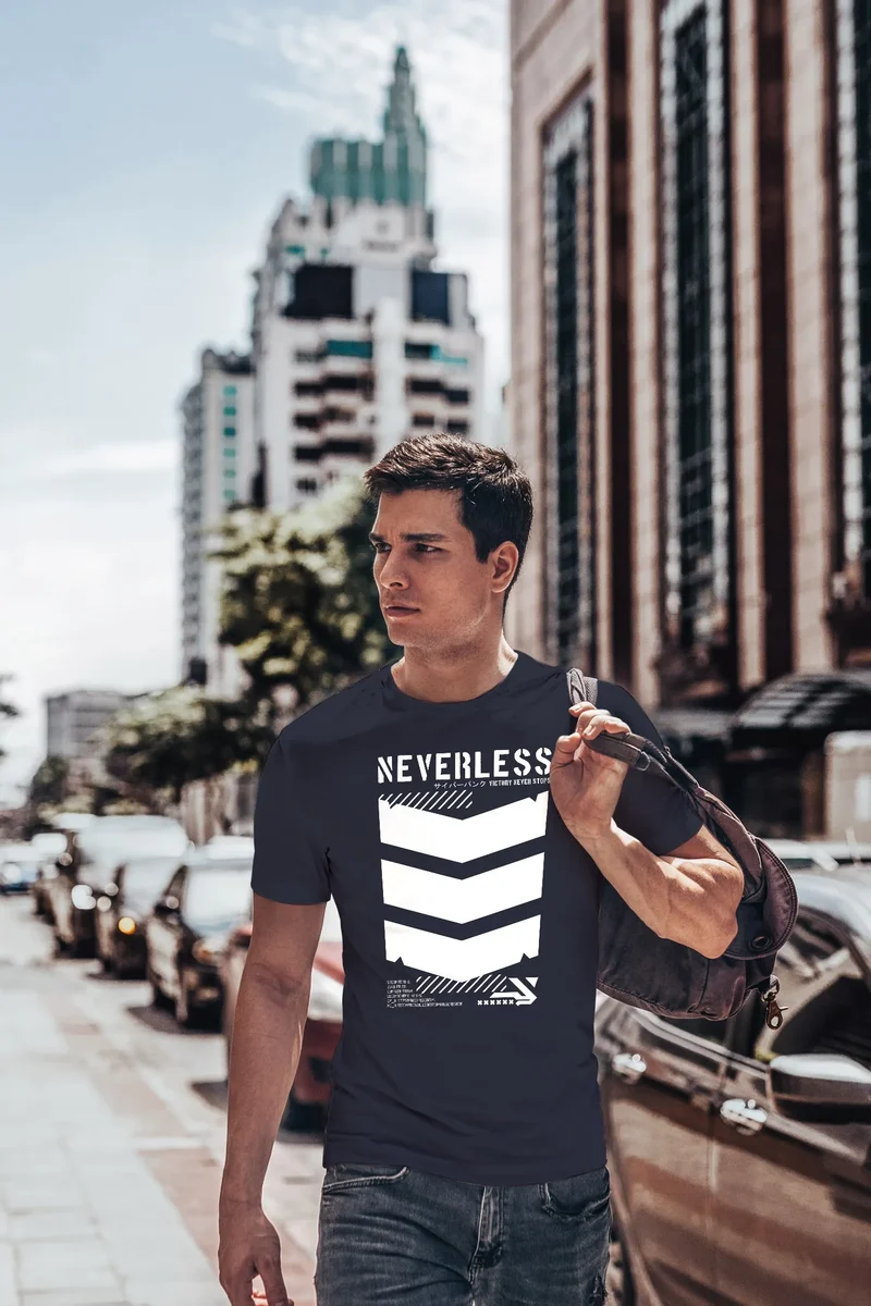 Herren T-Shirt Techwear Trend Motive Japanese Streetstyle Military Fashion Fashion Streetstyle