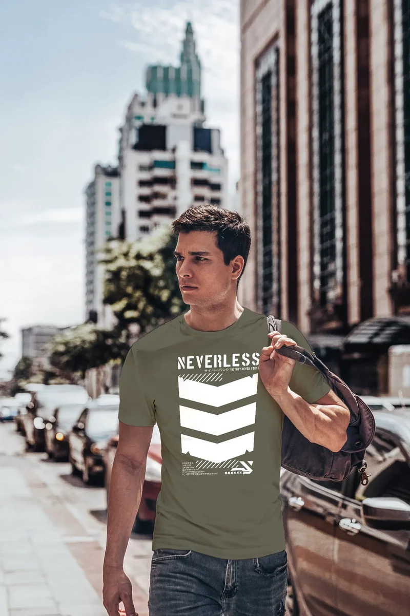 Herren T-Shirt Techwear Trend Motive Japanese Streetstyle Military Fashion Fashion Streetstyle