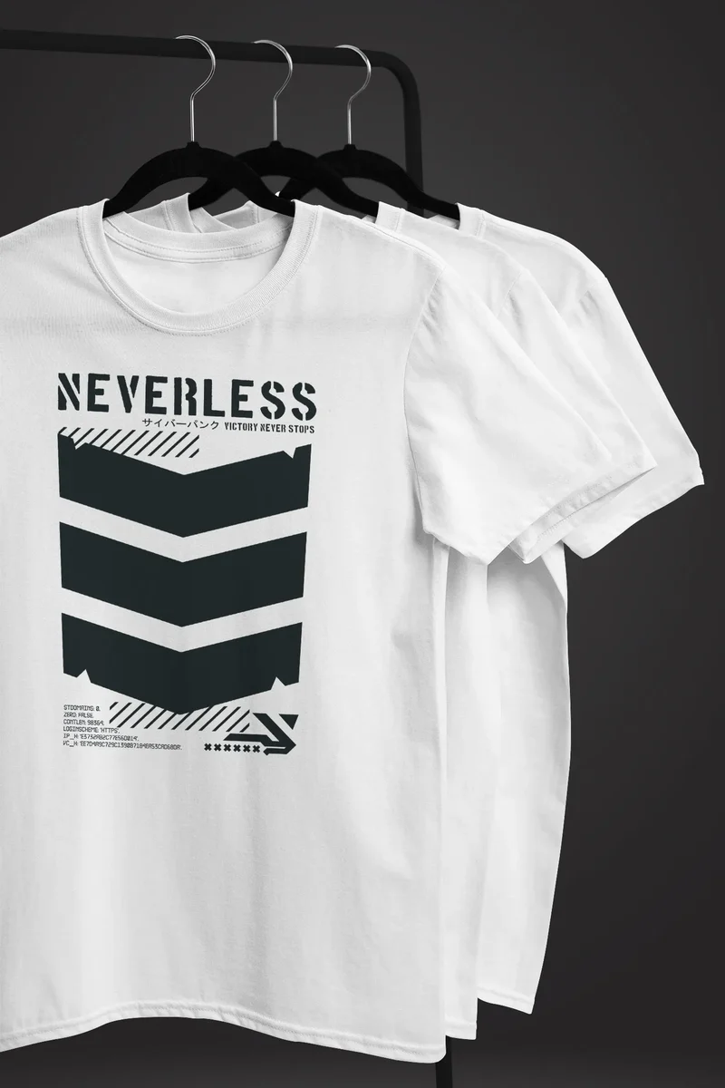 Herren T-Shirt Techwear Trend Motive Japanese Streetstyle Military Fashion Fashion Streetstyle
