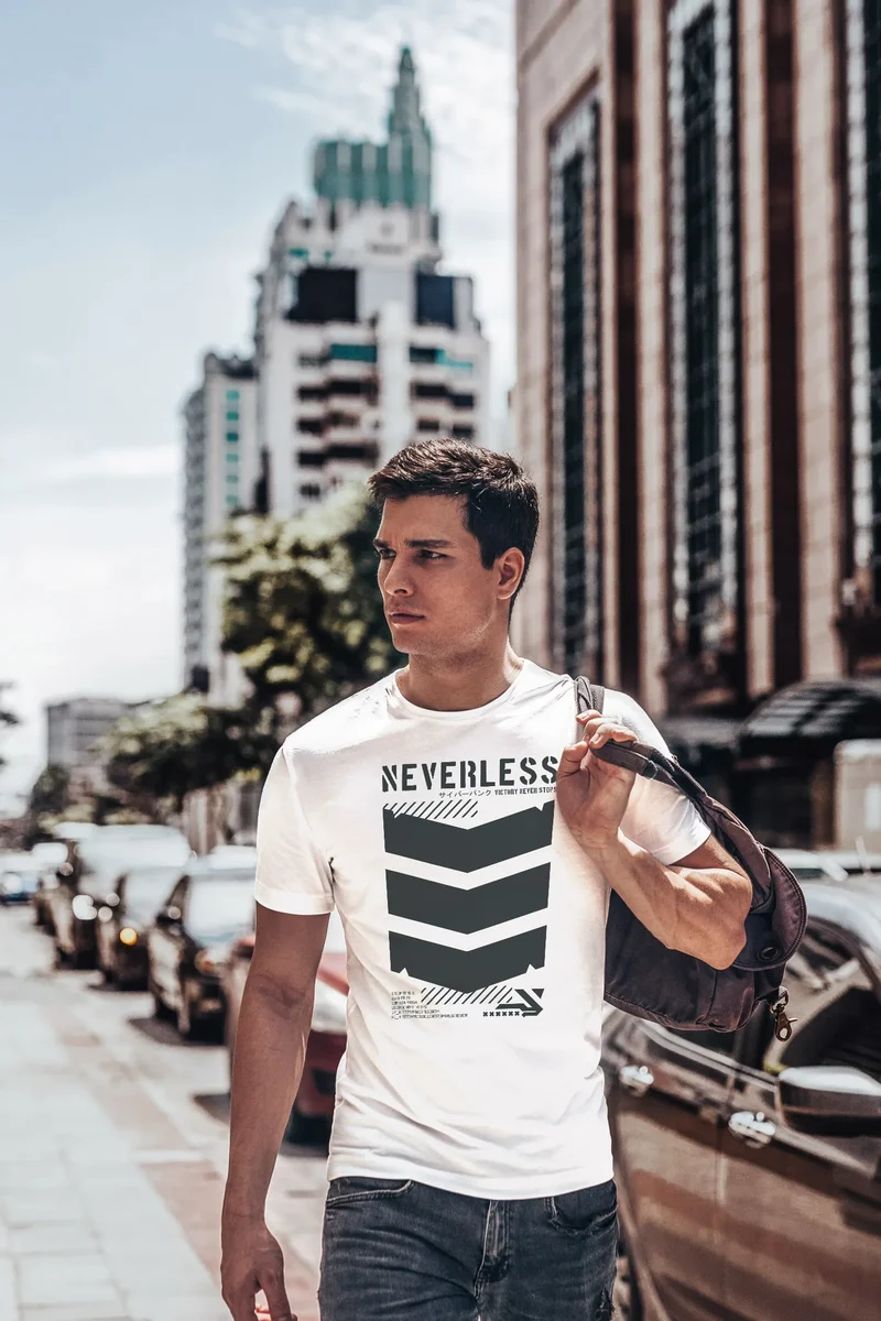 Herren T-Shirt Techwear Trend Motive Japanese Streetstyle Military Fashion Fashion Streetstyle