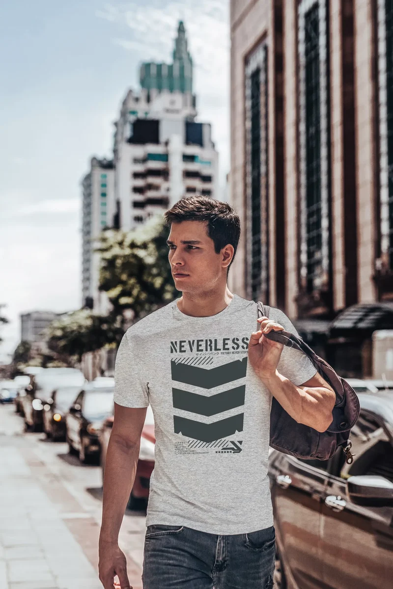 Herren T-Shirt Techwear Trend Motive Japanese Streetstyle Military Fashion Fashion Streetstyle