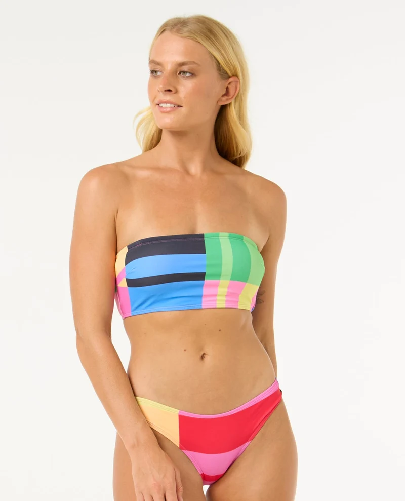 Las Dalias D-E Crop Bikini Top