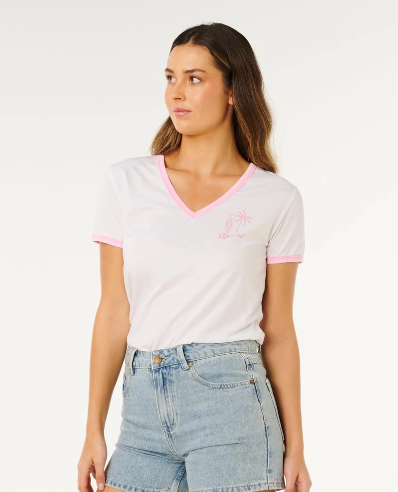 Hotel Malibu V-Neck Tee