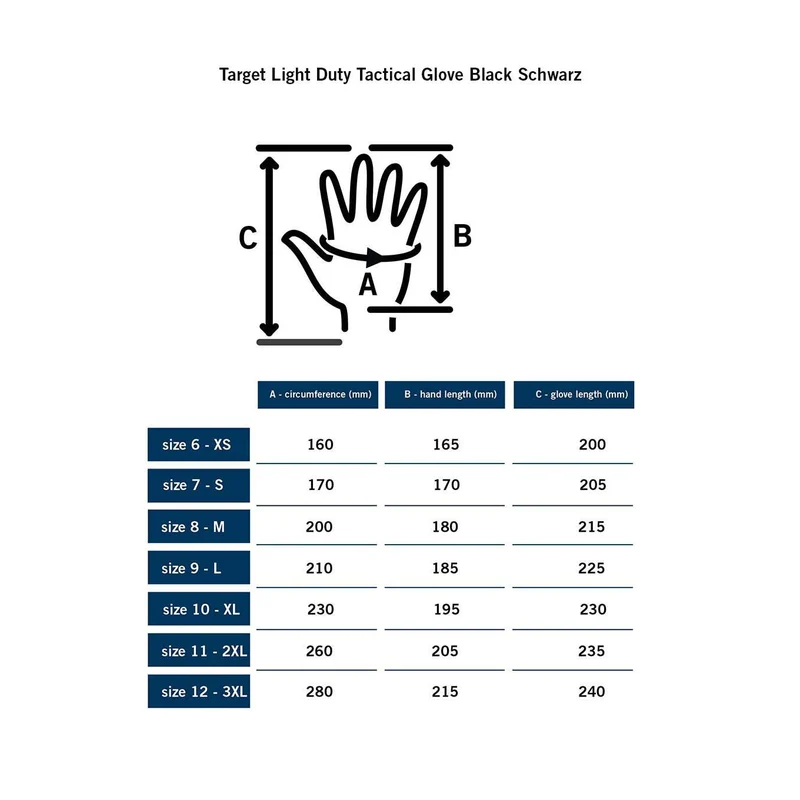 MoG Masters of Gloves Target - Light Duty