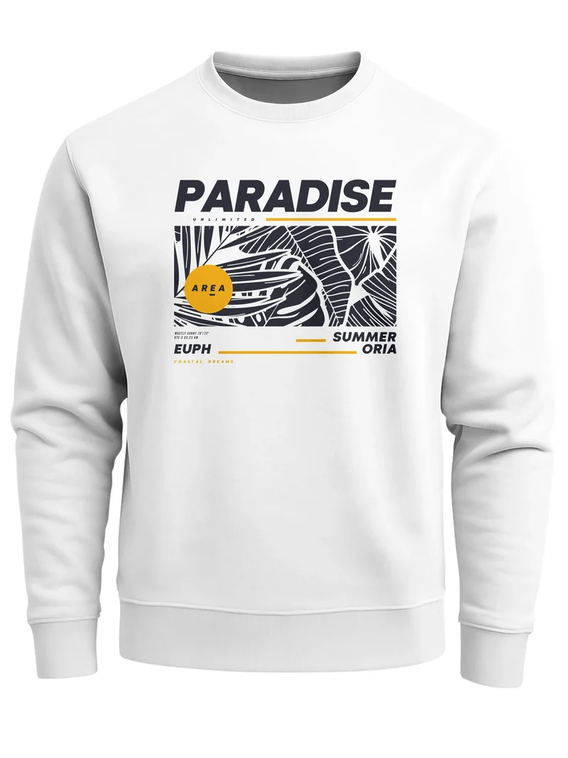 Sweatshirt Herren Paradise Unlimited Sommer Rundhals-Pullover Fashion Streetwear
