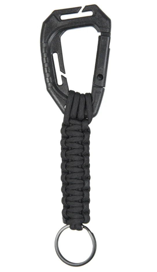 SCHLÜSSELANHÄNGER PARACORD M.KARAB.MOLLE in 2. Farben