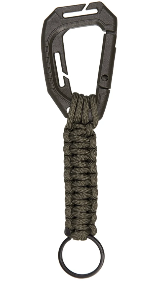 SCHLÜSSELANHÄNGER PARACORD M.KARAB.MOLLE in 2. Farben