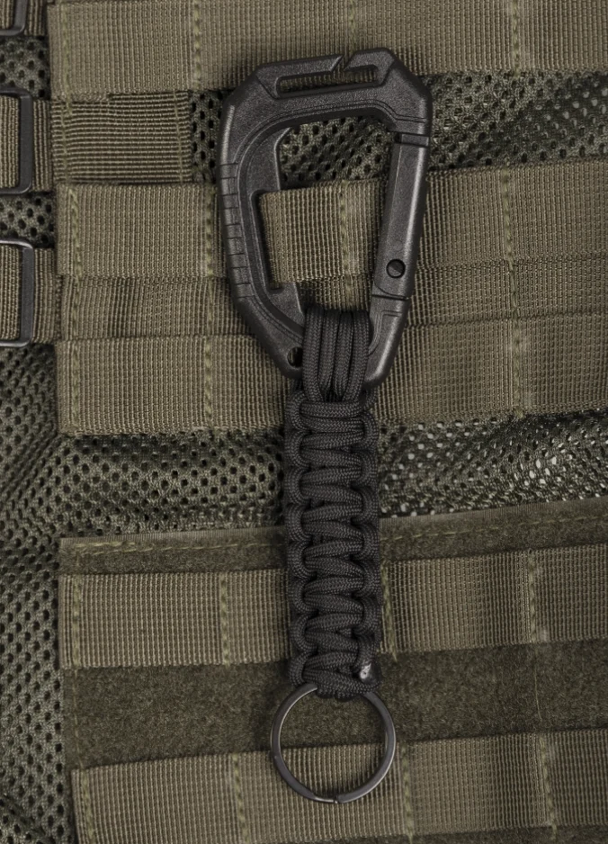SCHLÜSSELANHÄNGER PARACORD M.KARAB.MOLLE in 2. Farben
