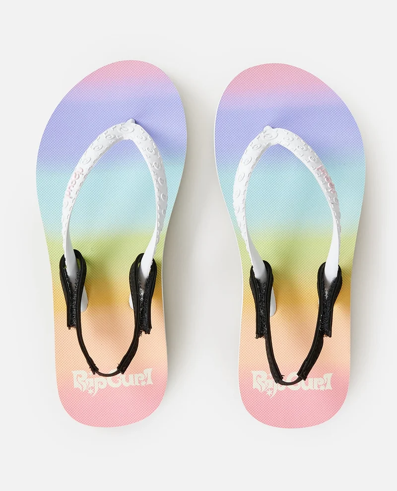 Mixed Bloom Open Toe Sandal - Girls