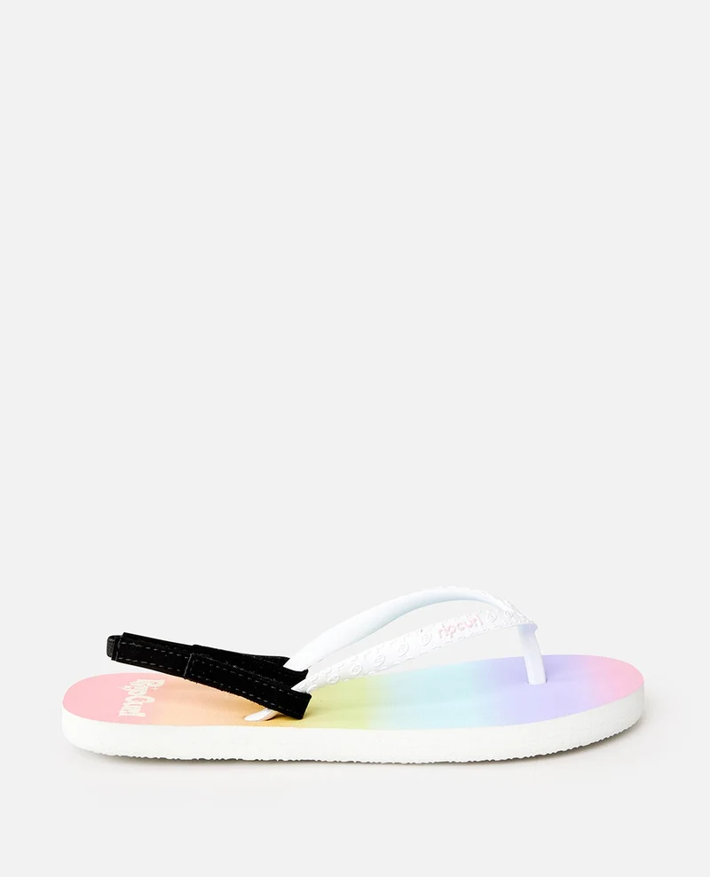 Mixed Bloom Open Toe Sandal - Girls