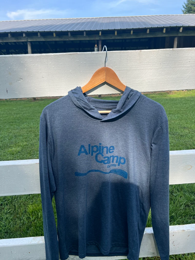 Blue Hoodie Long Sleeved shirt