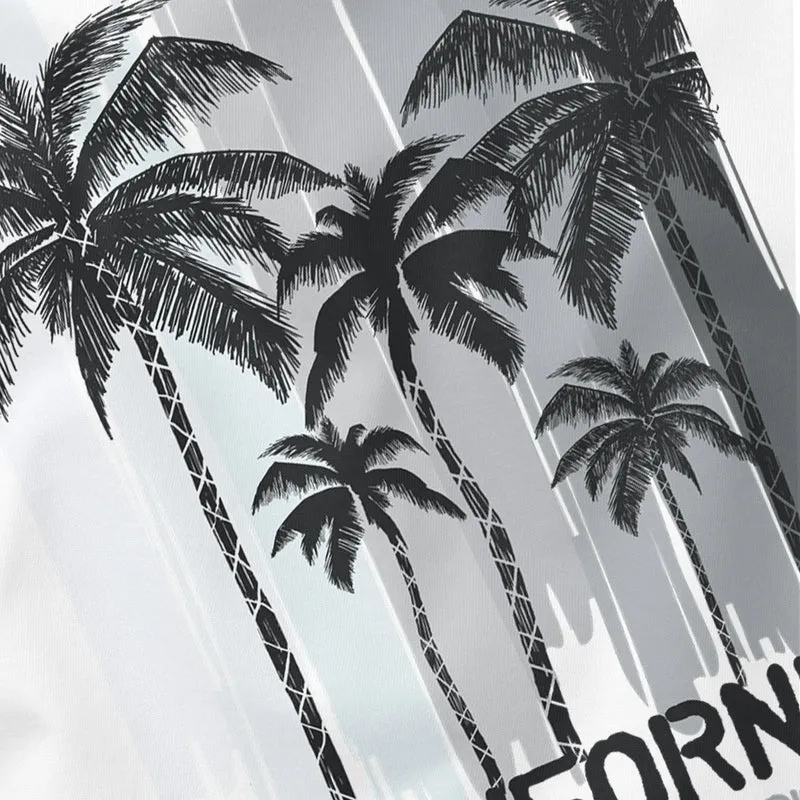 Herren T-Shirt Los Angeles California USA Sommer Bedruckt Aufdruck Print Surfing Fashion Streetstyle
