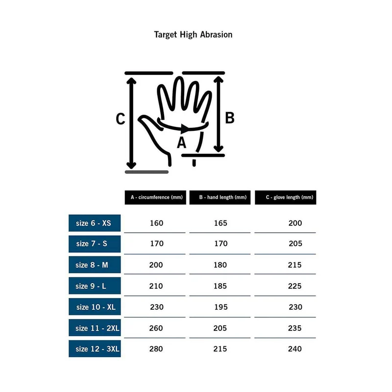 MoG Masters of Gloves Target - High Abrasion Black