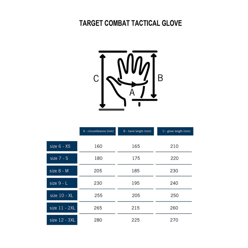 MoG Masters of Gloves Target Combat Black