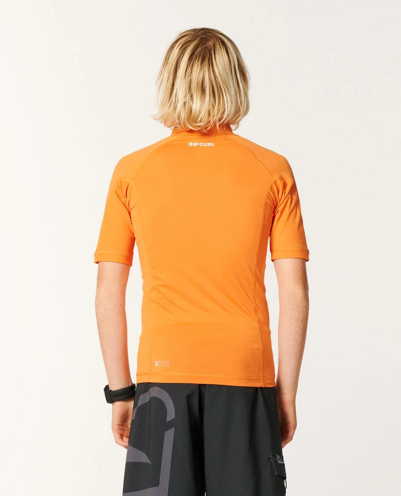 Waves UPF Short Sleeve Boy Rash vest