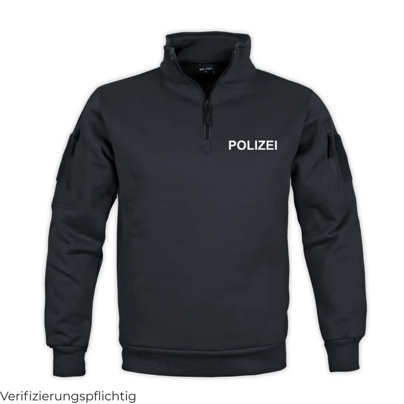Individualisierbares Tactical Sweatshirt mit Zipper