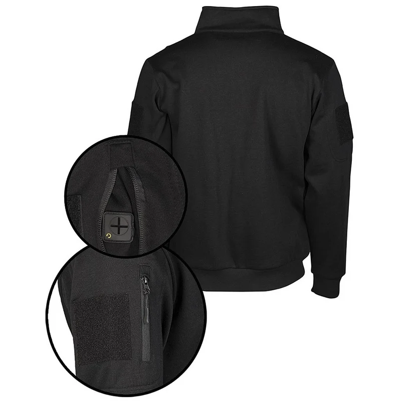 Tactical Sweatshirt mit Zipper