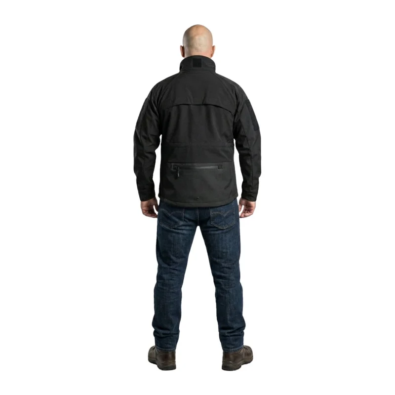 MIL-TEC Softshelljacke PLUS - Schwarz