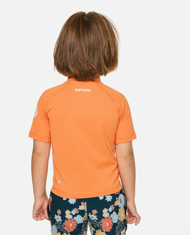 Waves UPF Short Sleeve Boy Rash vest