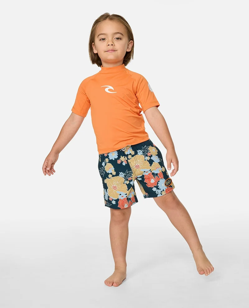 Waves UPF Short Sleeve Boy Rash vest