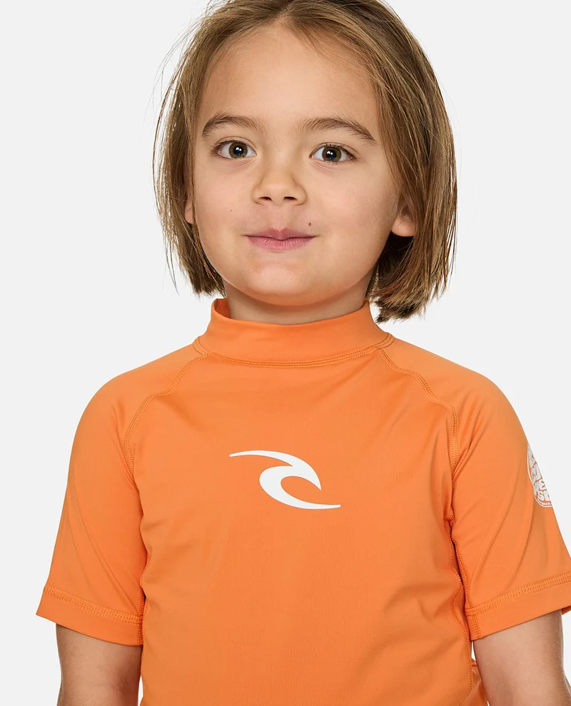 Waves UPF Short Sleeve Boy Rash vest