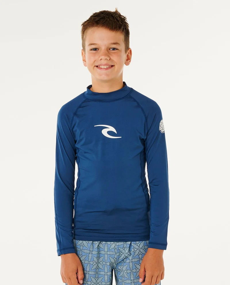 Waves UPF Long Sleeve Rash Vest Kids