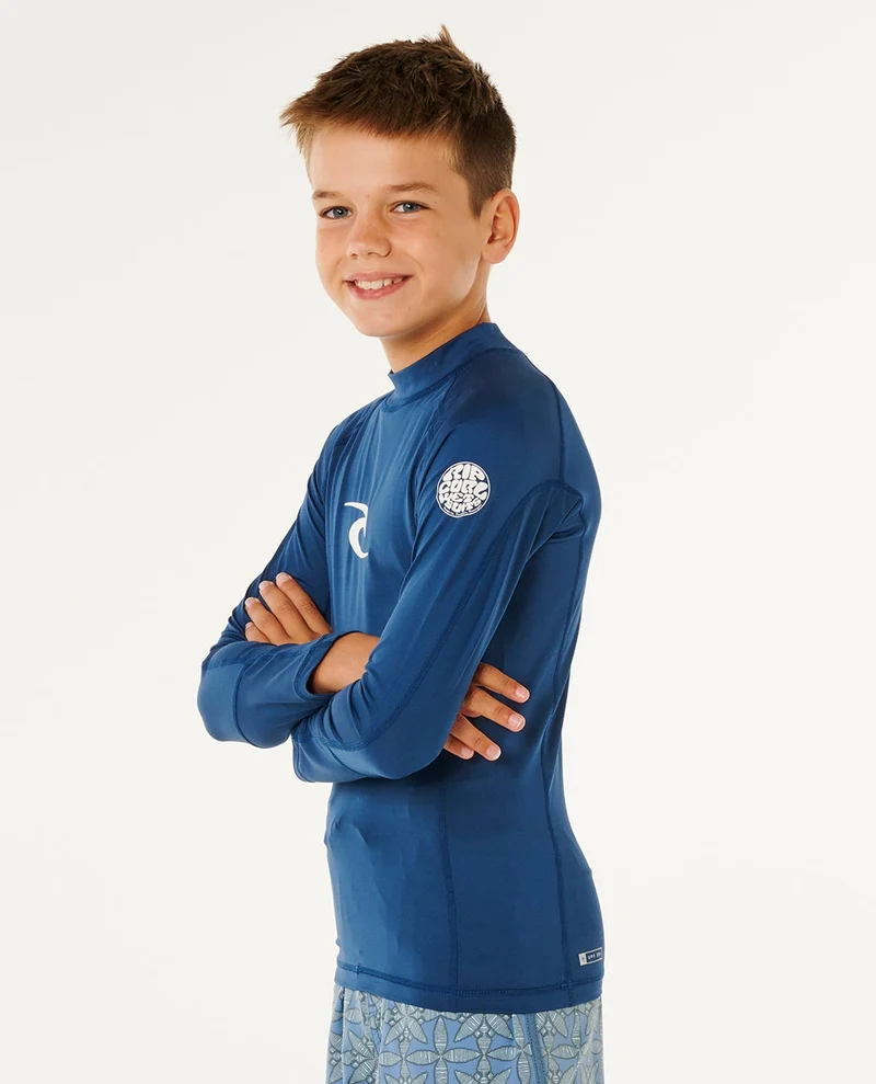 Waves UPF Long Sleeve Rash Vest Kids