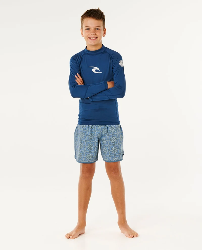 Waves UPF Long Sleeve Rash Vest Kids