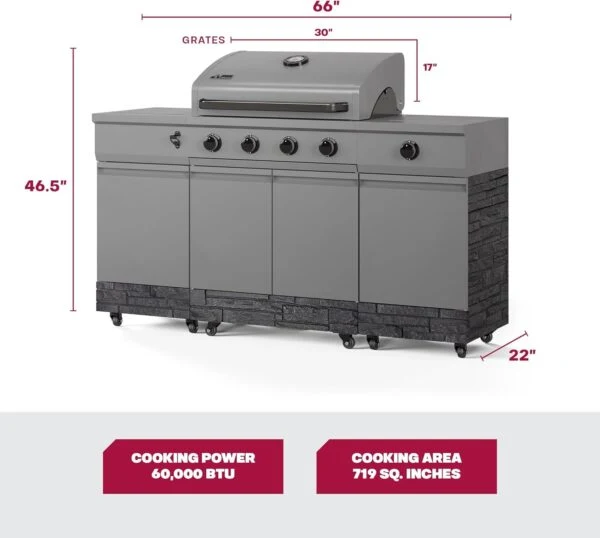 TYTUS Fresno Series 5 Burner Grill TDT-021