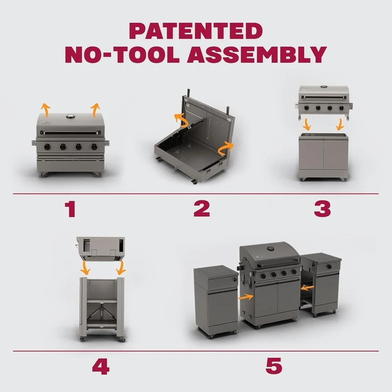 TYTUS Fresno Series 5 Burner Grill TDT-021