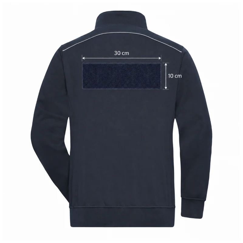 Individualisierbares Einsatz-Sweatshirt Half-Zip