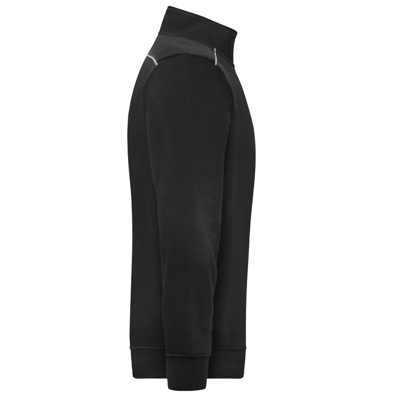 Individualisierbares Einsatz-Sweatshirt Half-Zip