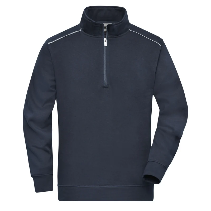Individualisierbares Einsatz-Sweatshirt Half-Zip