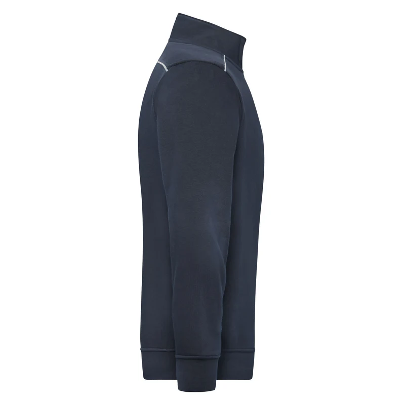 Individualisierbares Einsatz-Sweatshirt Half-Zip