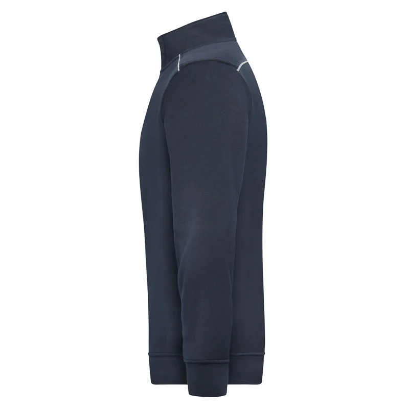 Individualisierbares Einsatz-Sweatshirt Half-Zip