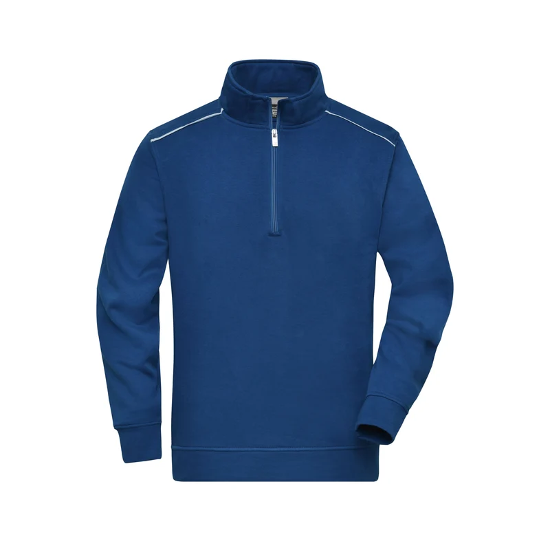 Individualisierbares Einsatz-Sweatshirt Half-Zip