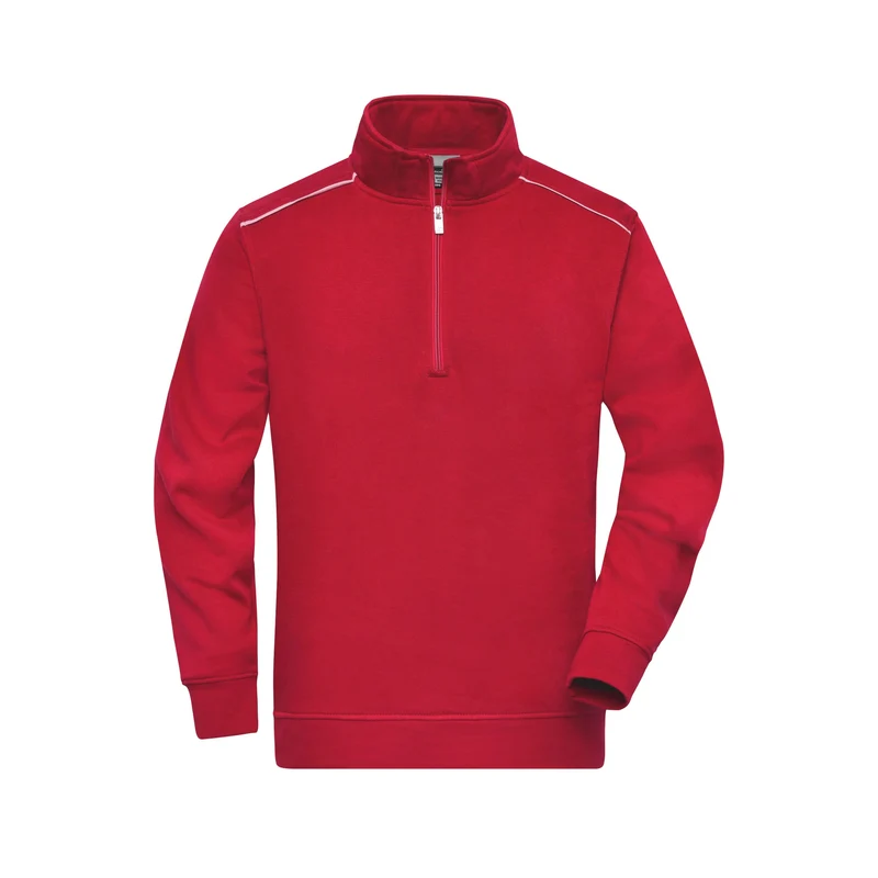 Individualisierbares Einsatz-Sweatshirt Half-Zip