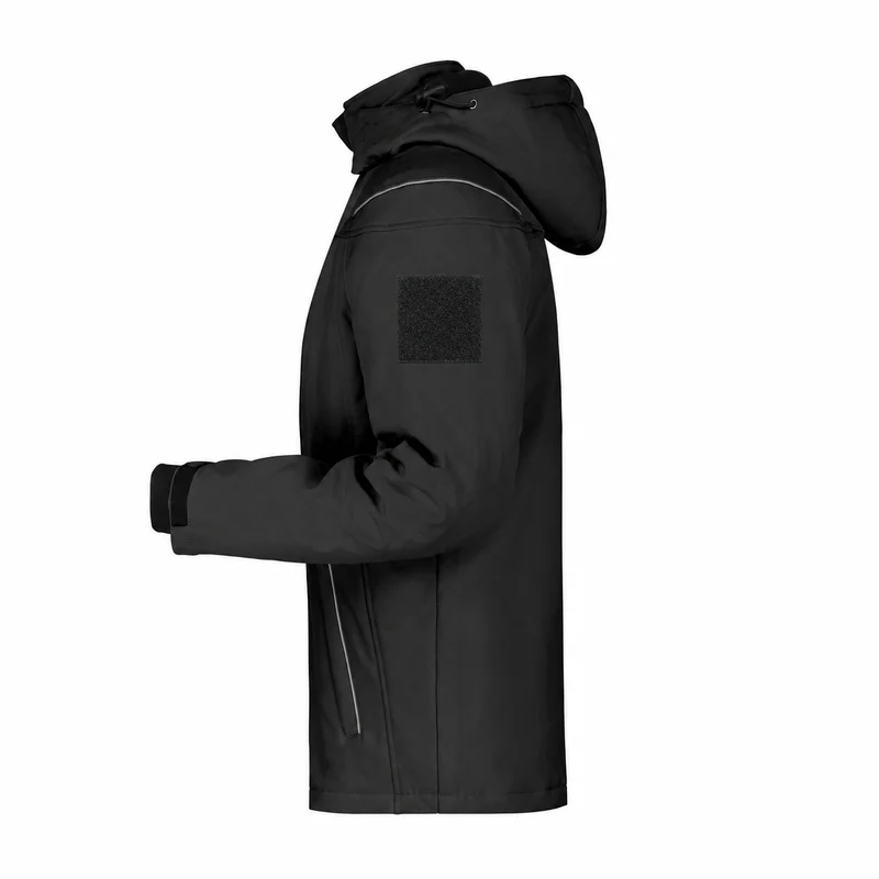 Winter Softshell Einsatzjacke mit Flauschflächen