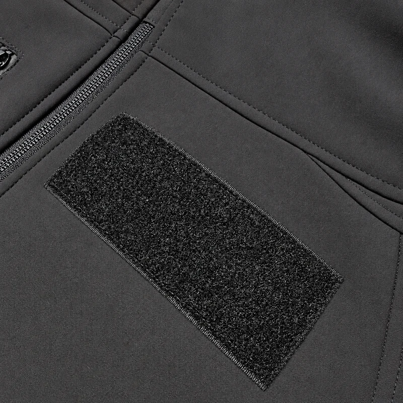 Winter Softshell Einsatzjacke mit Flauschflächen