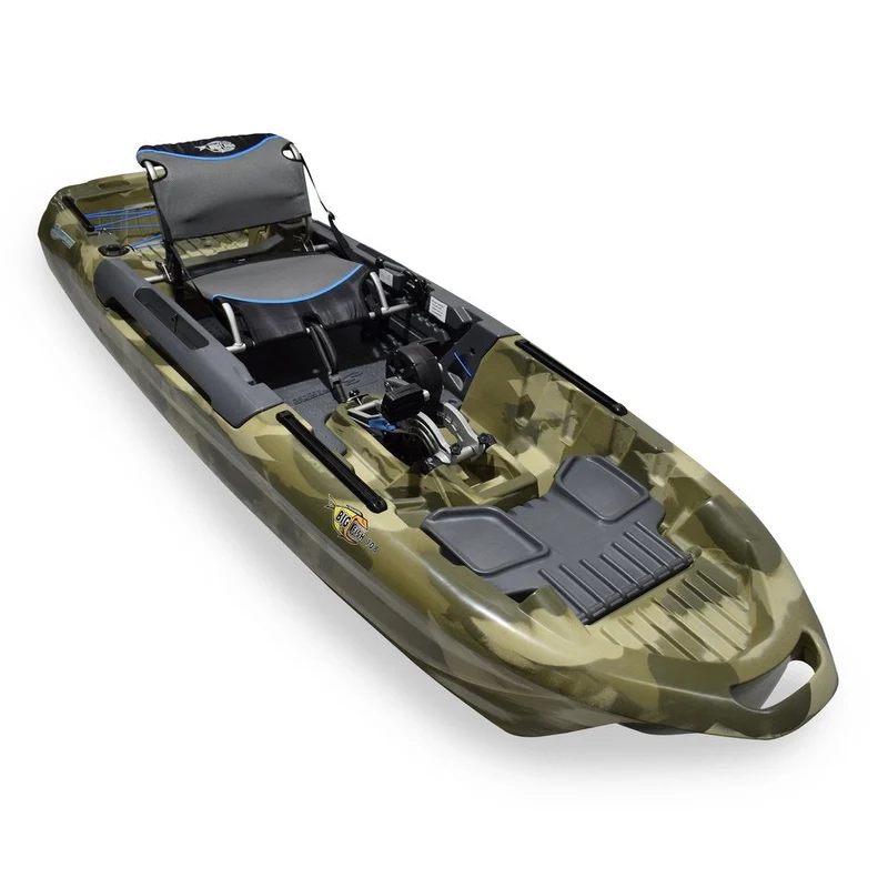 3 Waters Big Fish 108′ Length Urban Camo Pro Fish Pedal Drive Cathedral Hull