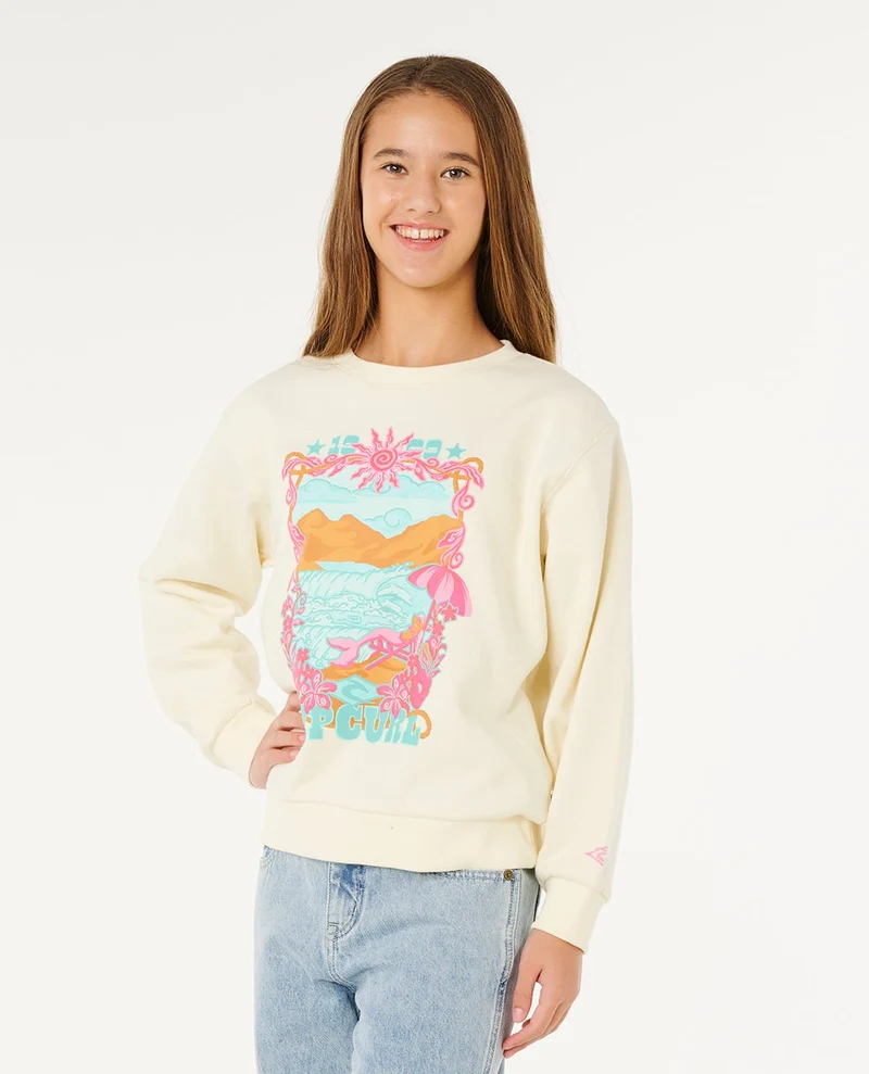 Sunshine Squad Crew fleece Girl