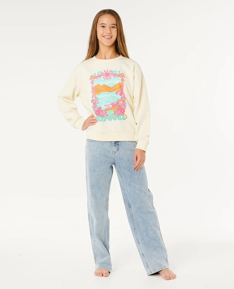 Sunshine Squad Crew fleece Girl