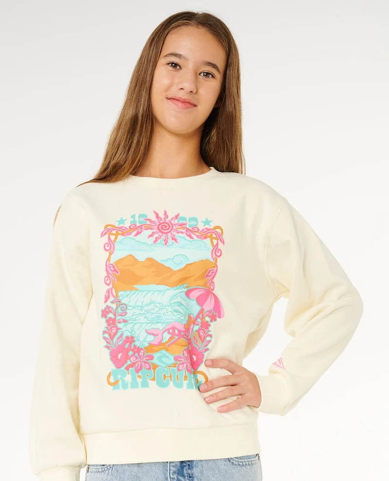 Sunshine Squad Crew fleece Girl