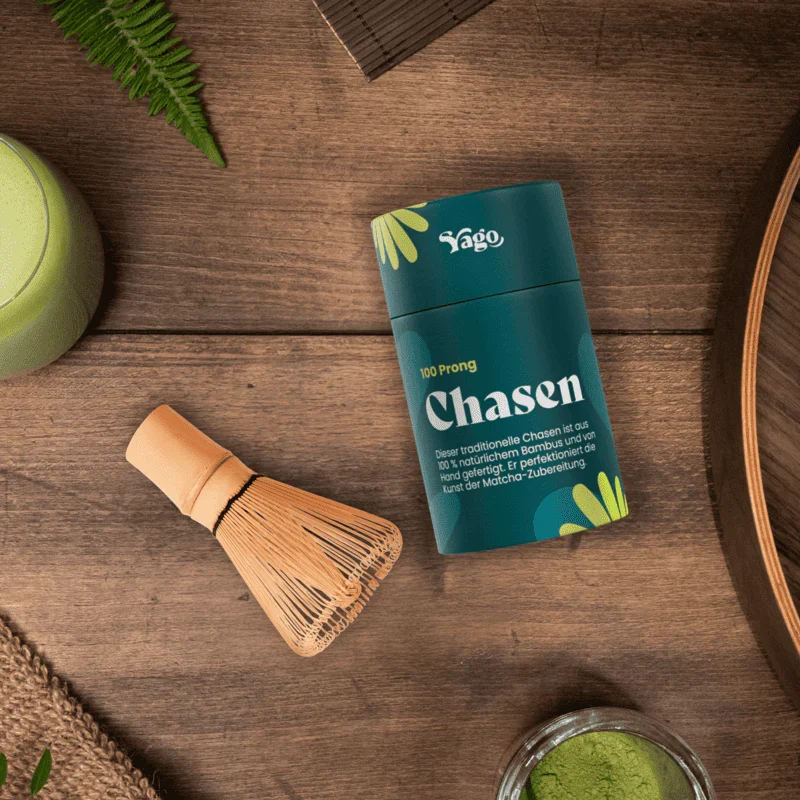 Yago Chasen Matcha Bambus Besen mit 100 Streben