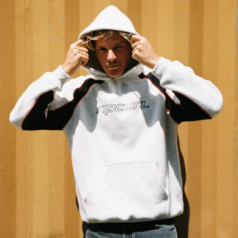 Archive Panel Ride Hood Fleece