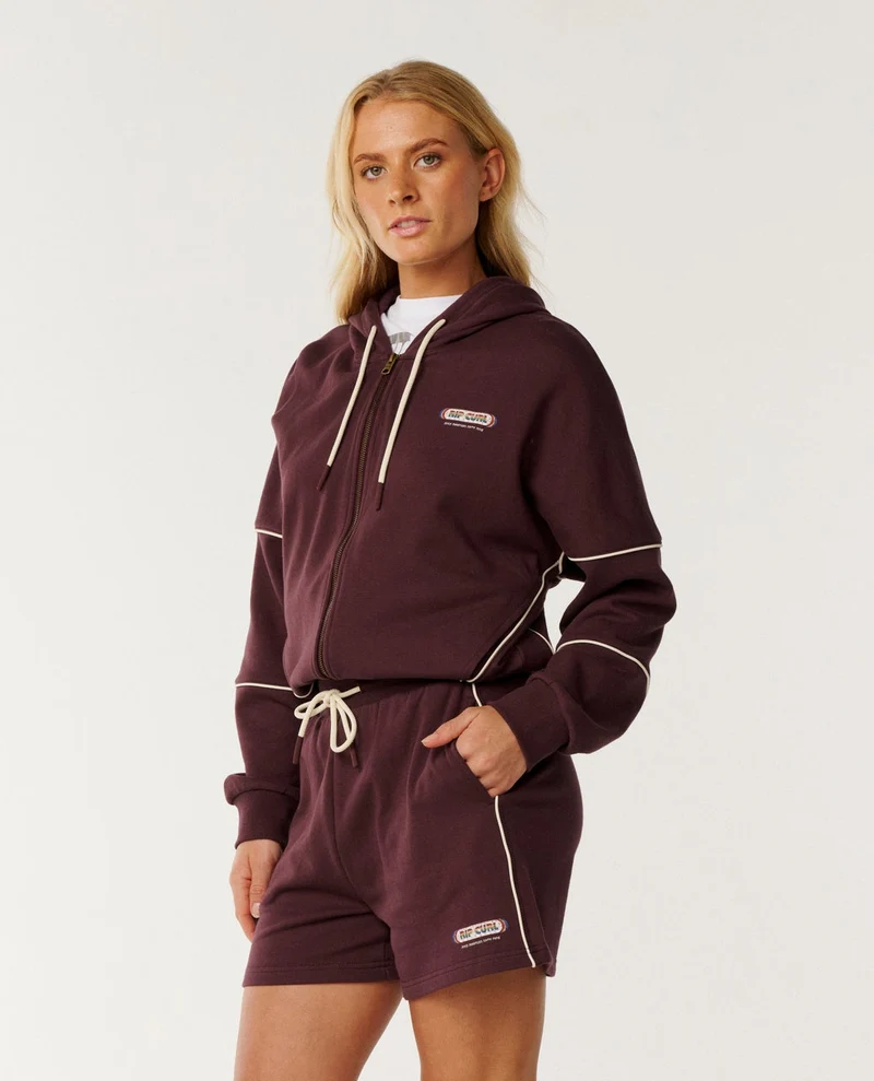 Since 1969 Drop Shoulder Zip Through Fleece