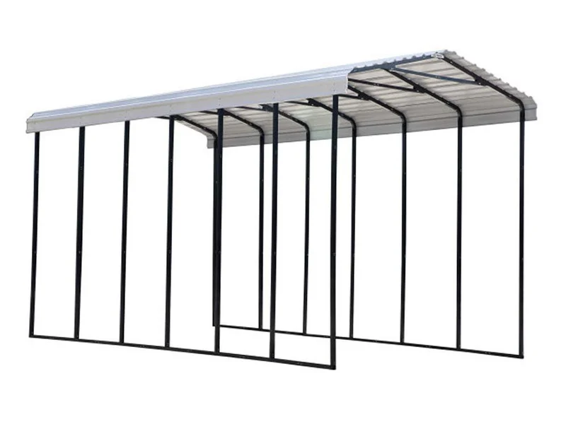 Arrow Carport, 14 ft. x 29 ft. x 14ft. Eggshell 14′ x 29′ x 14′