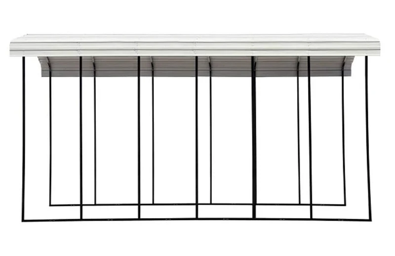 Arrow Carport, 14 ft. x 29 ft. x 14ft. Eggshell 14′ x 29′ x 14′
