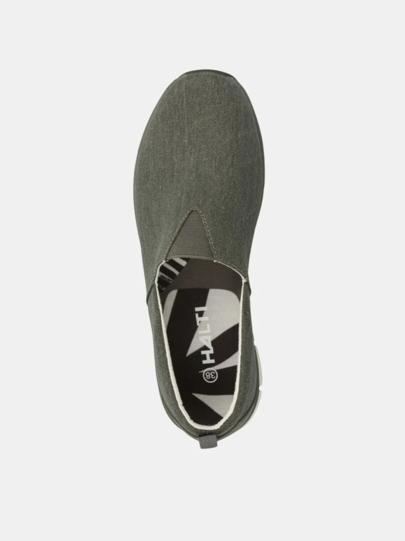 Lente Canvas Slip-on Schuhe Damen