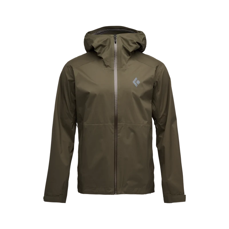 BD M's Fineline Stretch Regenjacke, basalt